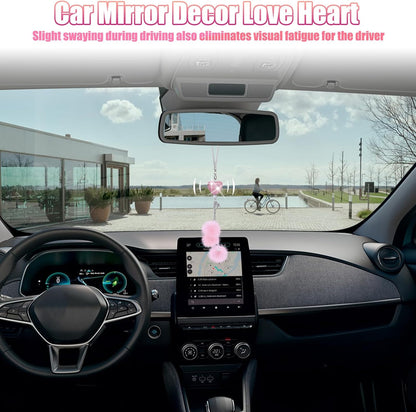 Bling Car Hanging Ornament, Bling Car Mirror Hanging Accessories for Women