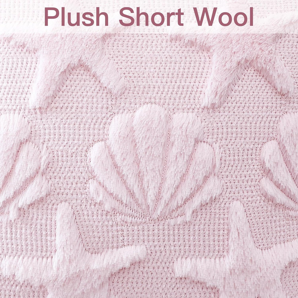 Shell Starfish Throw Pillow Cover Set of 1 Beach Seaside Cushion Cover for Sofa 16x16 Inch Square Spring Summer Soft Plush Short Wool Velvet Pillowcase Holiday Decor Pink