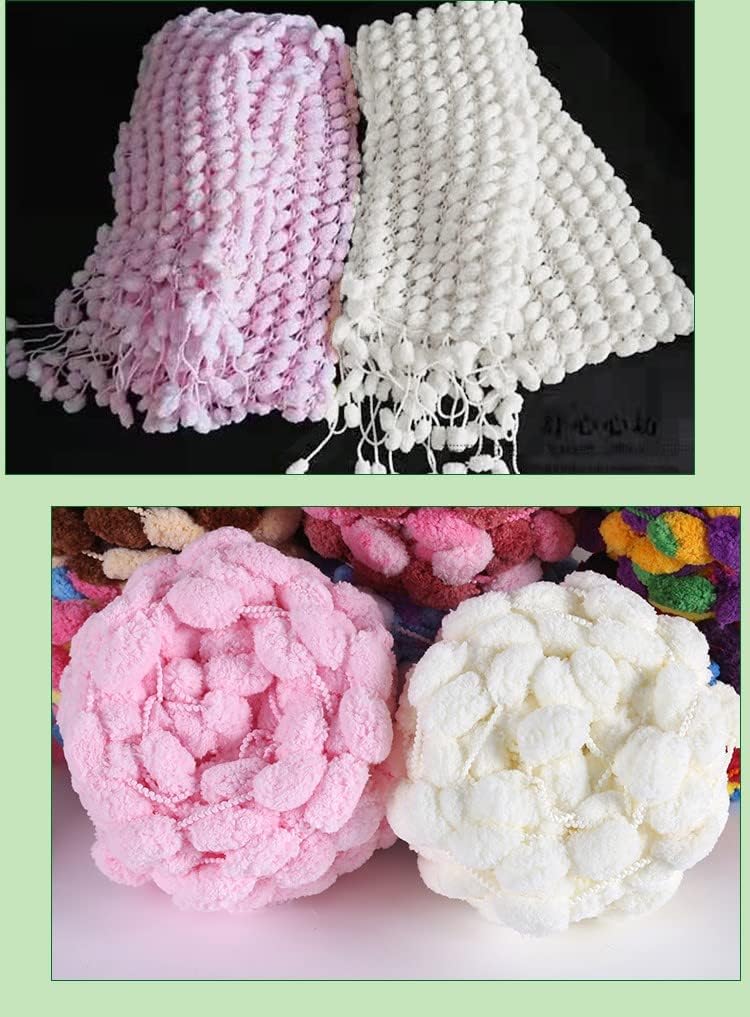 3 Pack Pomp-A-Doodle Yarn,Mixed Color, Used for Car seat Cushion, Baby Blanket and Other DIY Knitting Yarn Craft Projects (Peach Orchard)
