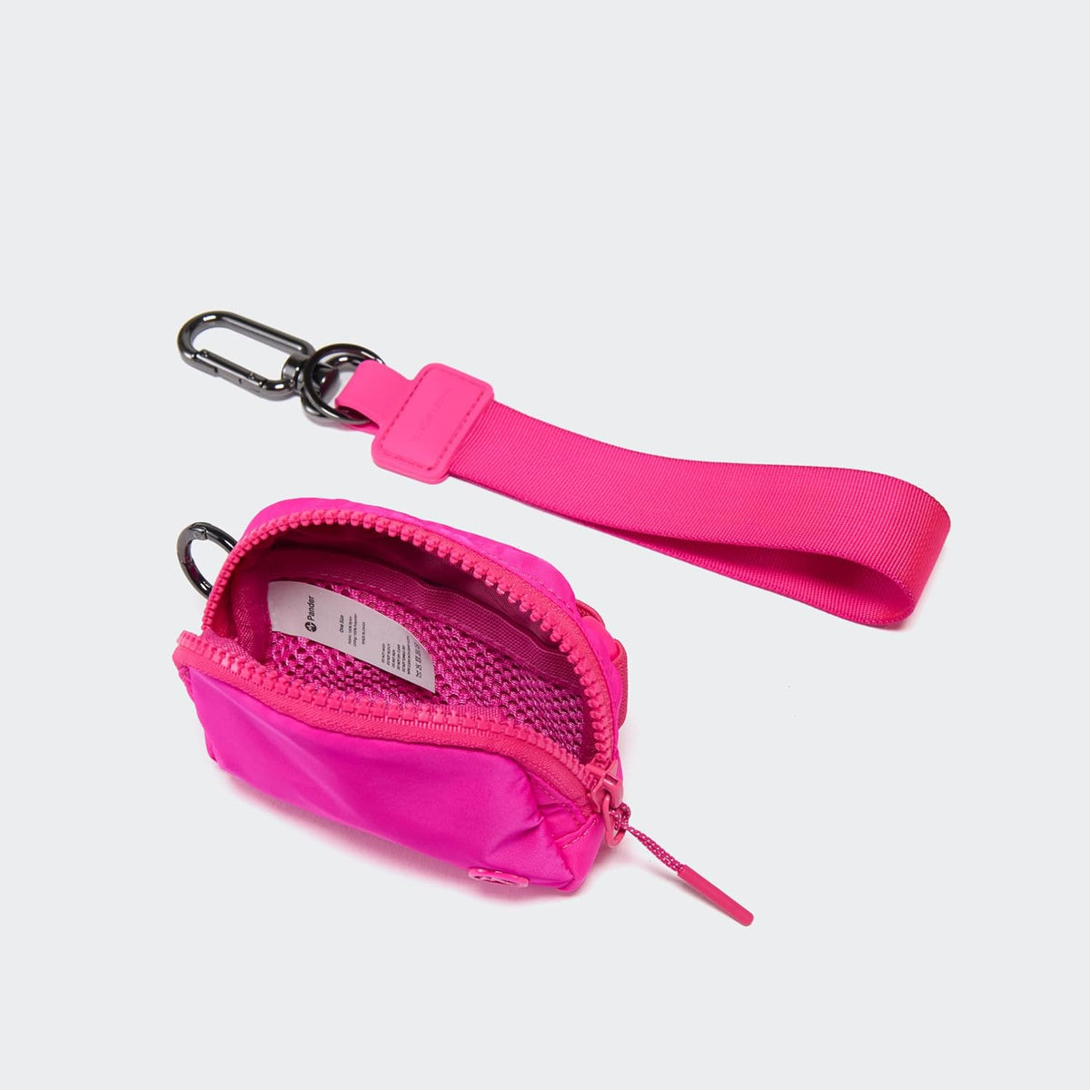 Wrist Strap & Mini RFID Blocking Wallet Combo – Stylish, Compact, and Versatile Accessory Set - Sonic Pink