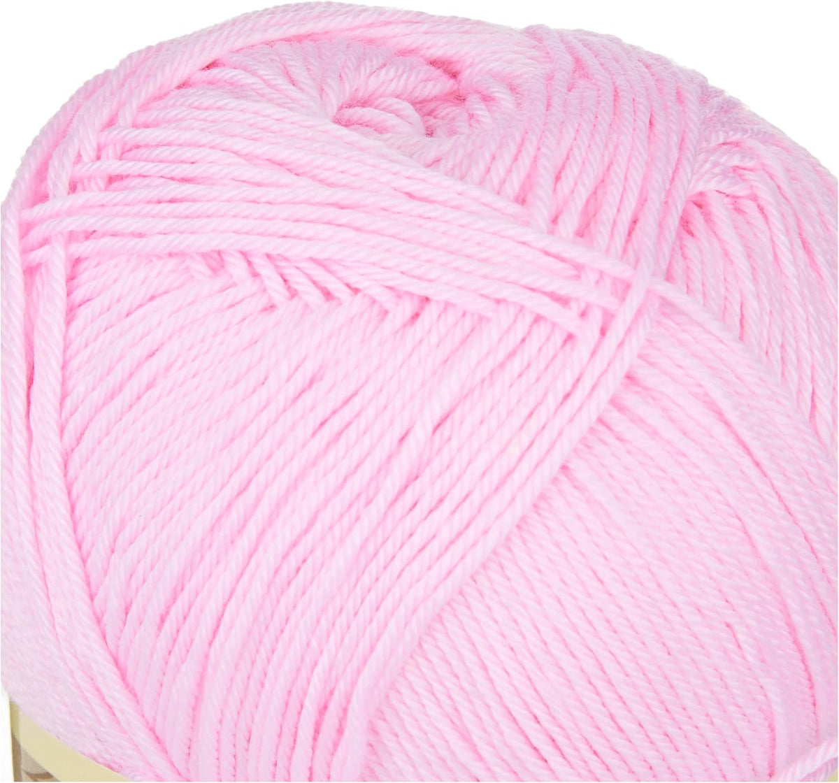 Diva Silk Effect 100% Microfiber Acrylic Yarn 1 Ball skeins 100gr 383yds Color (185 - Baby Pink)