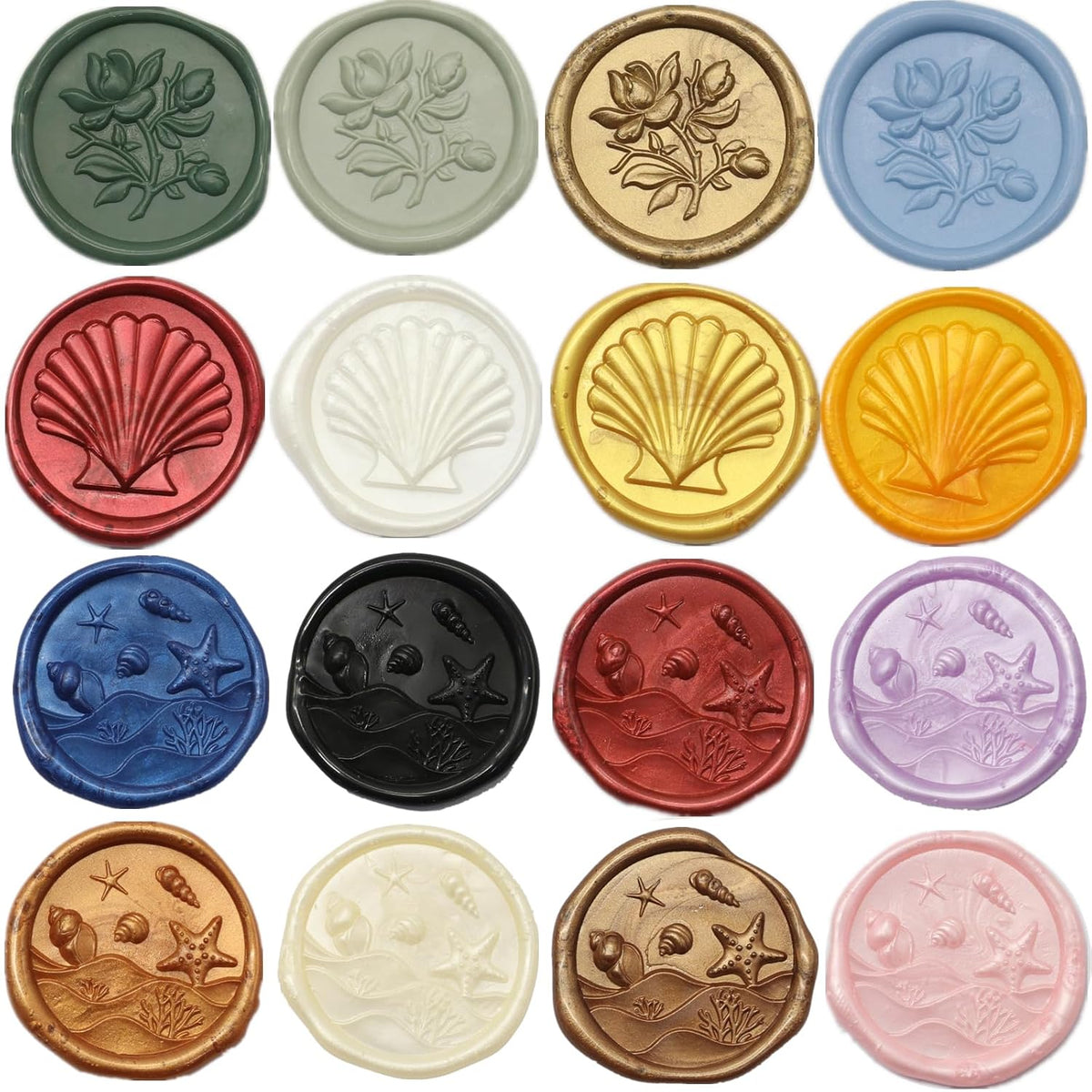 Pearl Pink Wax Seal Beads Set - 400pcs Octagon Sealing Beads for Wax Seal Stamp, Gift Wrapping & Letter Sealing