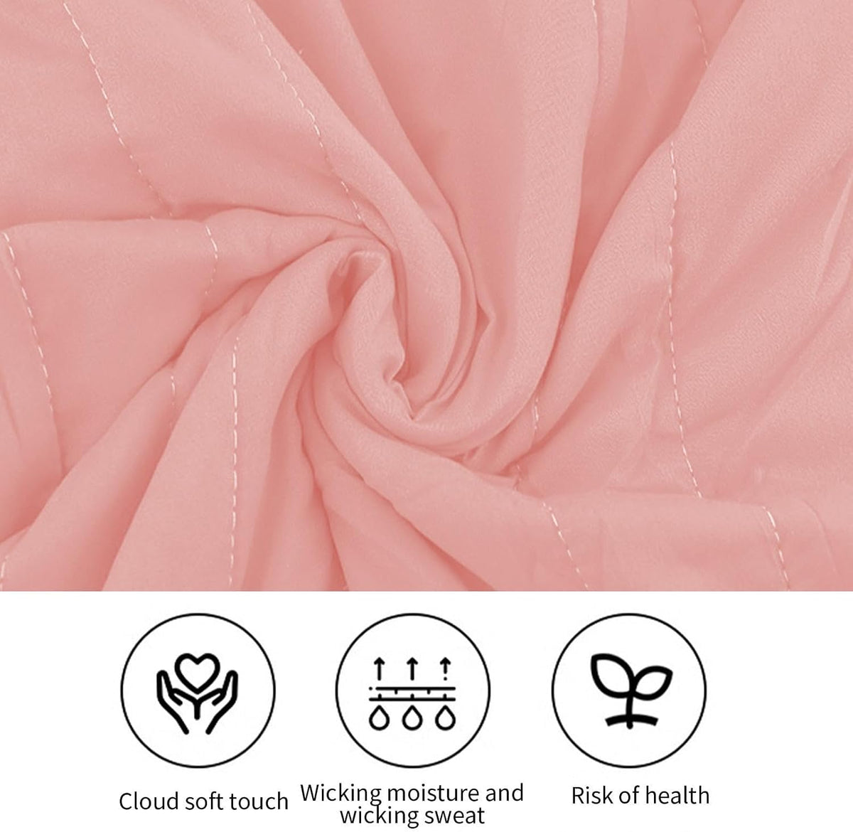 Cooling Blankets for Hot Sleepers 55 x40In Air-Conditioner Summer Cotton Blanket with Breathable Fabric Lightweight Blankets for Office, Sofa, Adults, Bedroom, Hot Weather, Spring (Pink)