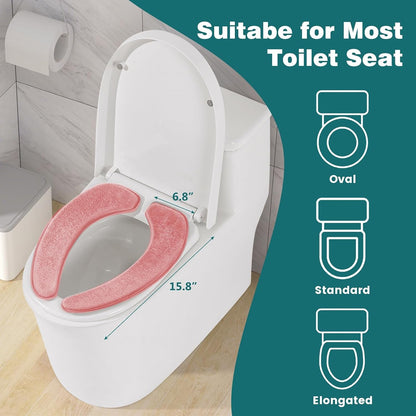 Toilet Seat Cover with Memory Foam, Toilet Seat Cushion for Bathroom