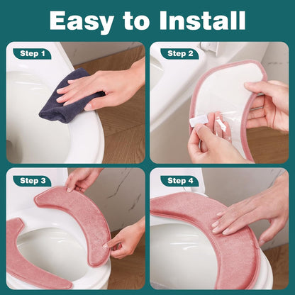 Toilet Seat Cover with Memory Foam, Toilet Seat Cushion for Bathroom