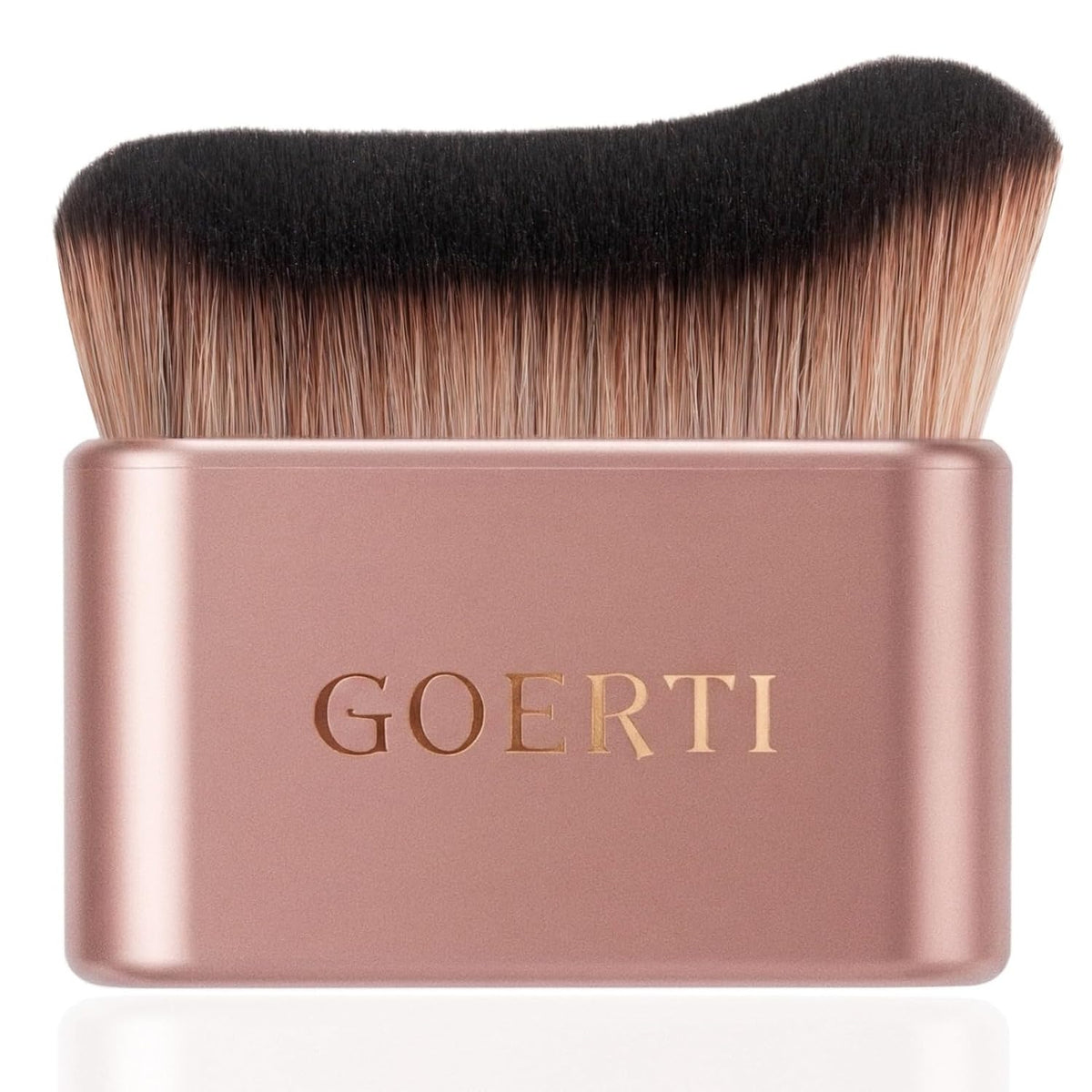 Premium Body Makeup Brush - Streak-Free Self Tanner Applicator & Kabuki Blending Brush for Sunless Tanning, Leg Makeup, Foundation, Bronzer & Body Shimmer | Ultra-Soft Dense Vegan Beauty Tool
