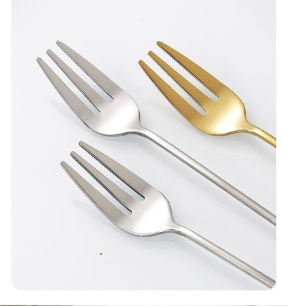 Silverware Set, 1/4/6/8pcs Creative Stainless Steel Spoon Dessert Spoon Cartoon Coffee Spoon Wedding Souvenir Tableware, Home Flatware Set(Pink,4 Pieces)
