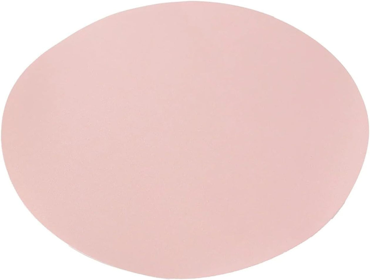 50 Pack 13 Inch Round Pink Paper Placemats – Elegant Disposable Lace Cut Table Mats for Wedding Reception Banquet Party Catering Events