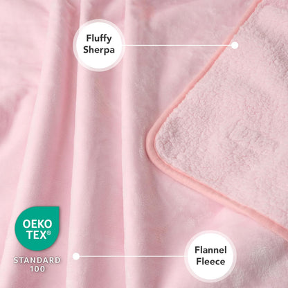 Waterproof Dog Blanket Puppy Cat Small Couch Cover, 24x32 Pink