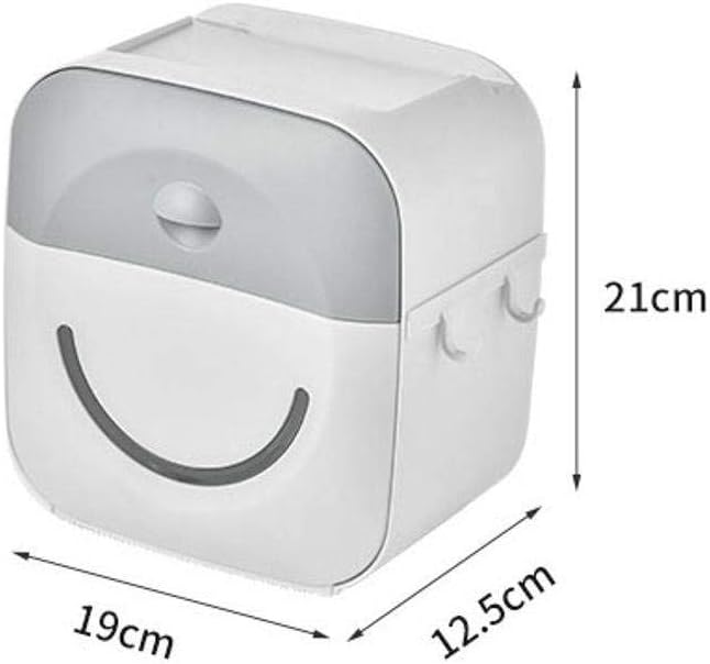 Toilet Paper Holder, Wall Mount Toilet Paper Holder Stand No Drilling Toilet Roll Holder for Bathroom Hotel Kitchen-Pink