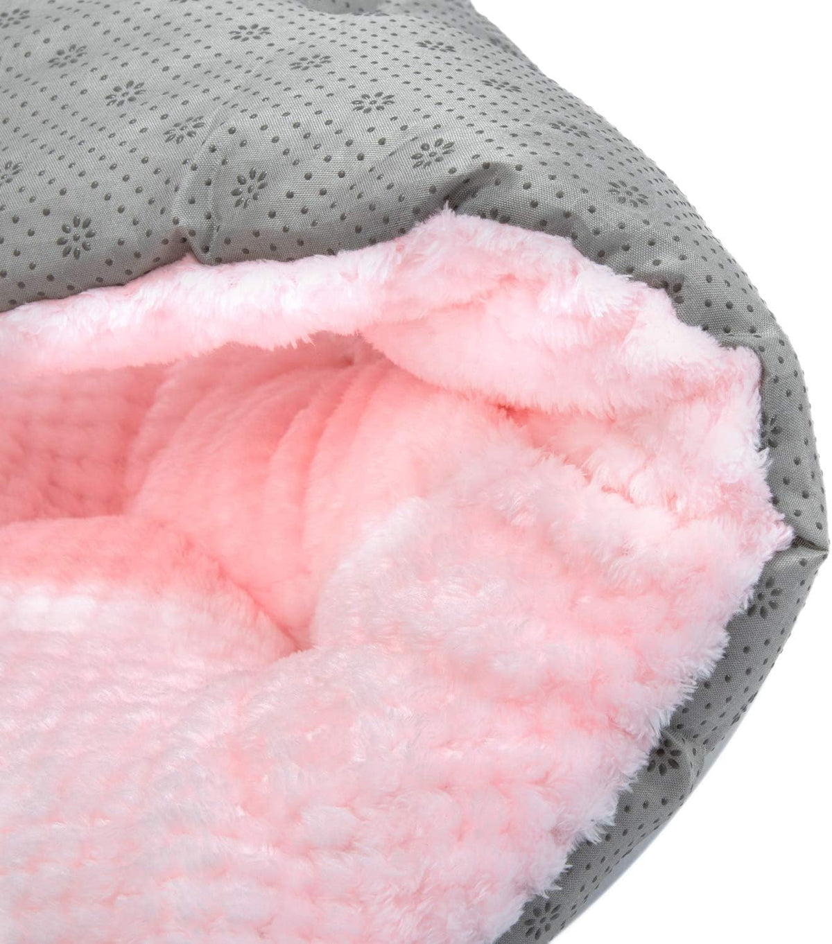 Fuzzy Deluxe Pet Beds, Super Plush Dog or Cat Beds Ideal for Dog Crates, Machine Wash & Dryer Friendly (15" x 23", S-Baby Pink)