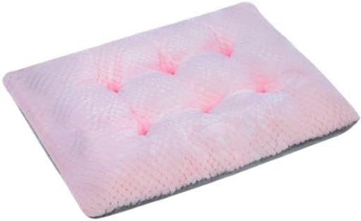 Fuzzy Deluxe Pet Beds, Super Plush Dog or Cat Beds Ideal for Dog Crates, Machine Wash & Dryer Friendly (15" x 23", S-Baby Pink)