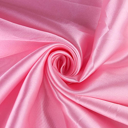 10 Pack Pink Satin Table Runners 12 x 108 Inches for Wedding Party Birthday Banquet Bridal Shower Baby Shower Engagement Table Decorations
