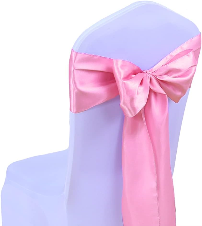 10 Pack Pink Satin Table Runners 12 x 108 Inches for Wedding Party Birthday Banquet Bridal Shower Baby Shower Engagement Table Decorations