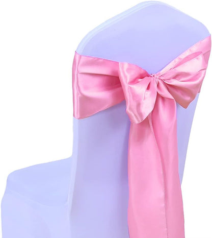 10 Pack Pink Satin Table Runners 12 x 108 Inches for Wedding Party Birthday Banquet Bridal Shower Baby Shower Engagement Table Decorations