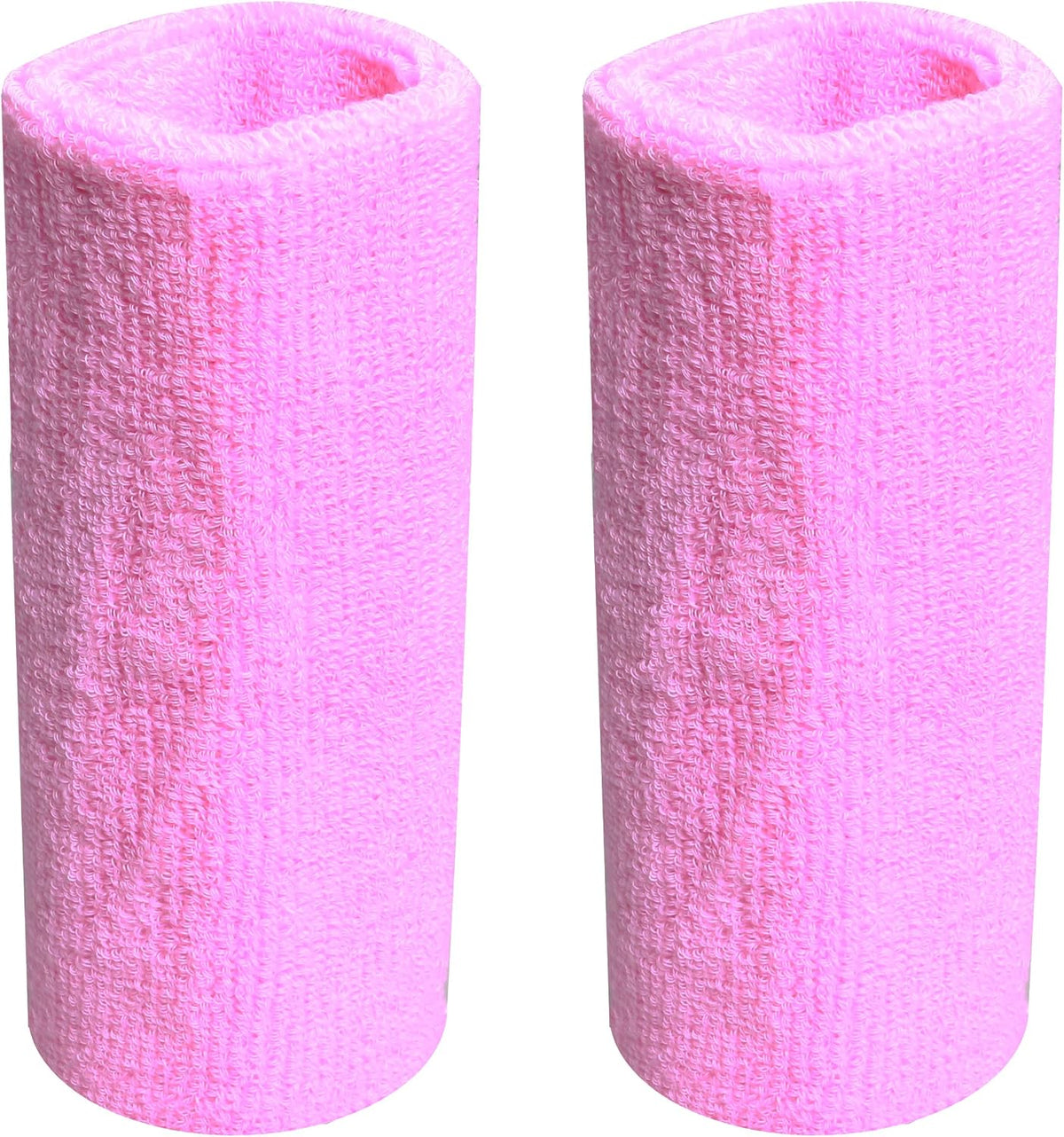 Sweatbands Sports Wristbands for Men and Women - 6 inch Elastic Athletic Wrist Bands for Tennis, Basketball, Running, Working Out
