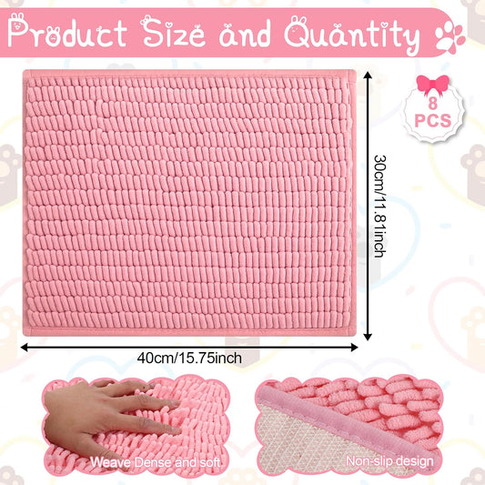 8 Pcs Guinea Pig Cage Liner 16x12 Inch Rabbit Cage Liner Bedding