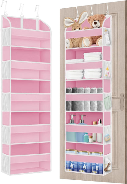 2 Pack Over the Door Storage Organizer with 5 Large Pockets