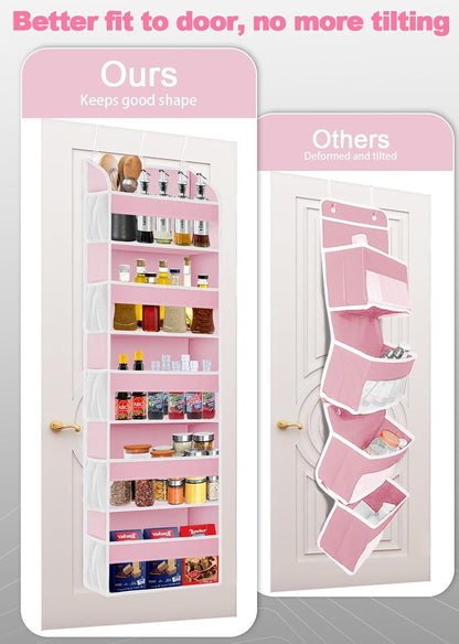 2 Pack Over the Door Storage Organizer with 5 Large Pockets