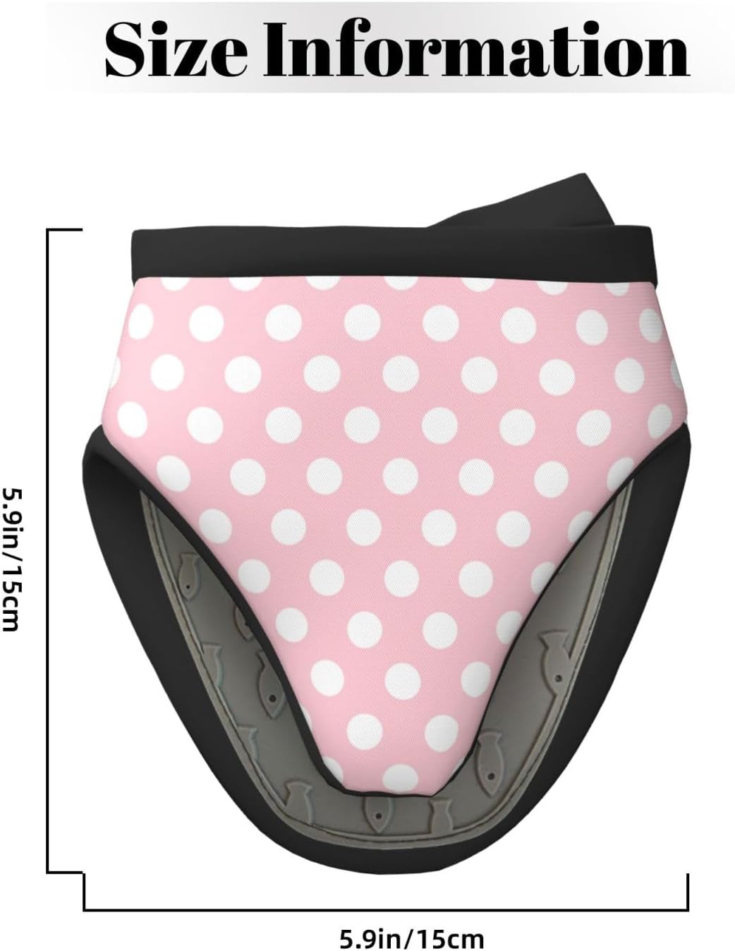 Mini Silicone Oven Mitts, Light Pink Polka Dot Print Oven Mitts Heat Resistant, Pot Holders for Kitchen Cooking & Baking Gloves