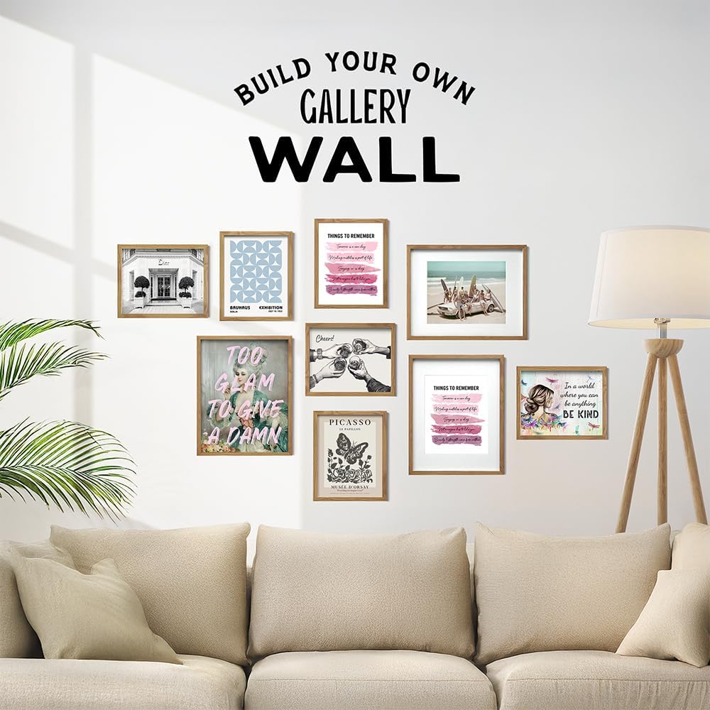 Positive Inspirational Quotes Wall Decor - Uplifting Encouragement Gifts for Women, Girls, Teens, Daughter, BFF, Best Friend - Pink Motivational Wall Art Poster for Home Office, Bedroom, Bathroom
