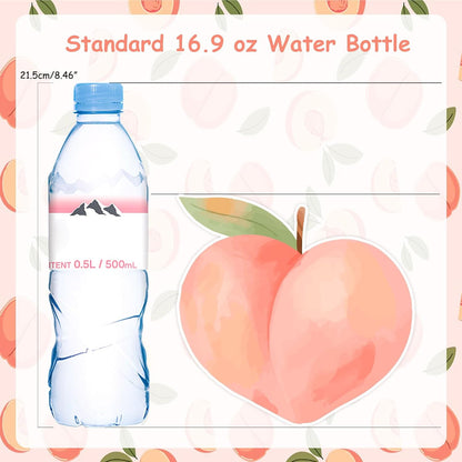 Peach Baby Shower Banner, A Little Peach is on the Way Bunting Garland, Peach Themed Girls Baby Shower Decorations Supplies