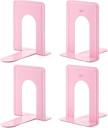 Book Ends, 4 Pack, Light Pink