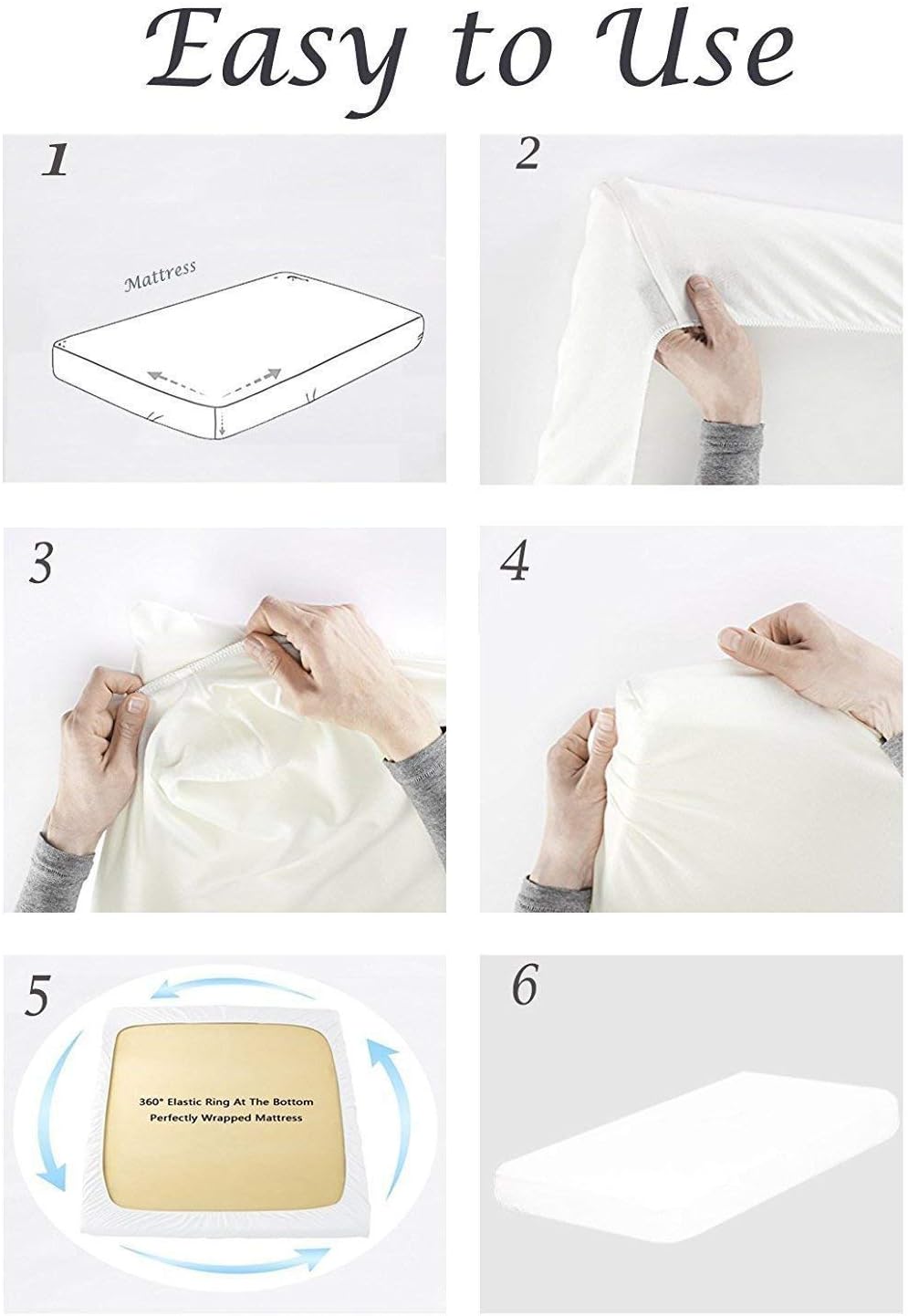 Fitted Sheet Full XL Peach - Satin Silk Soft and Comfortable - Wrinkle, Fade, Stain Resistant - 21" Deep Pocket - 1 Single Fitted Bottom Sheet Only - Easy Care (Full XL, Peach)