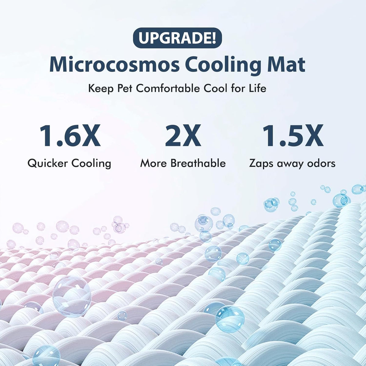 Summer Cooling Mat & Sleeping Pad- Water Absorption Top, Materials Safe, Easy Carry, EZ Clean. Keep Cooling for Pets, Kids and Adults.(Pink, 40" x 28")