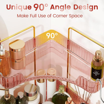 Corner Bathroom Counter Organizer 3-Tier Bathroom Organizer