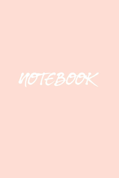 Notebook: Pastel Peach Coral Notebook, Soft Cover Lined 120 Page Writing Notebook Diary, Simple Composition Notebook - Journal, Diary (120 Pages, Lined, 6 x 9), (Simple Coloured Journals)