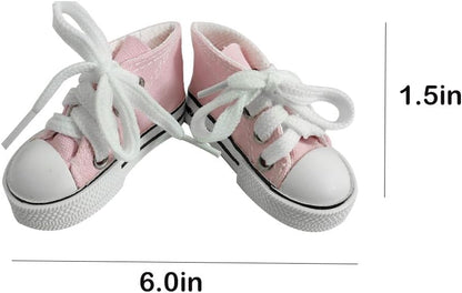 Pink Shoes Cake Toppers Girl Shoes Cake Decorations with Cute Pink Shoes for Baby Shower Party (Pink Shoes)