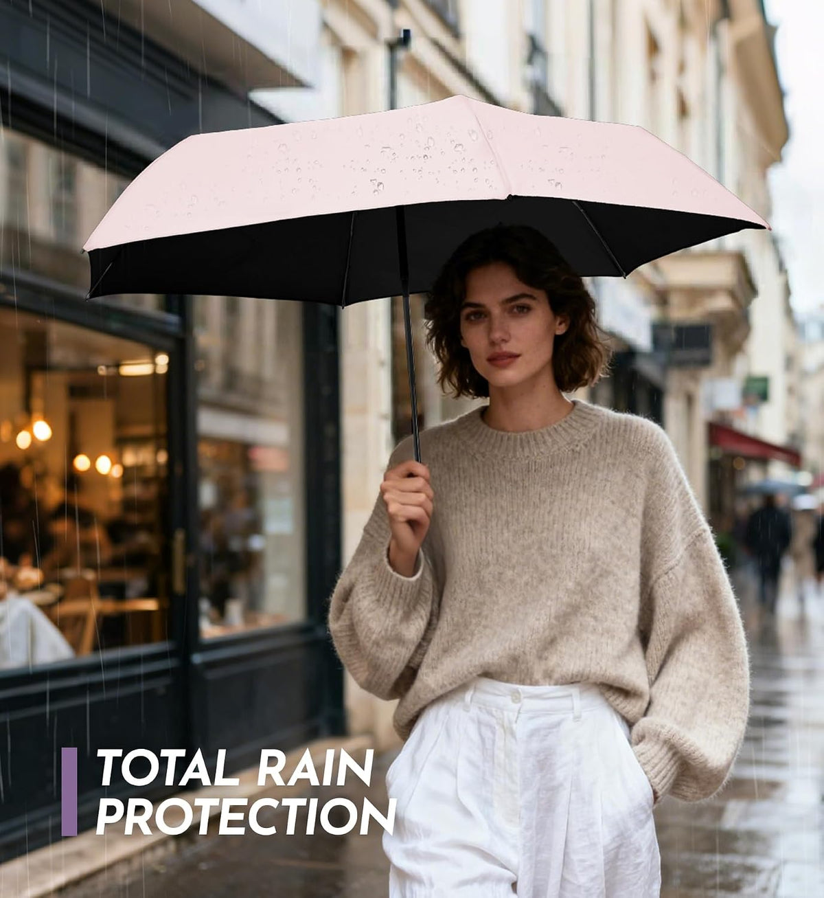 Umbrella Travel Size Mini Umbrella with UPF 100+ UV Rain Protection