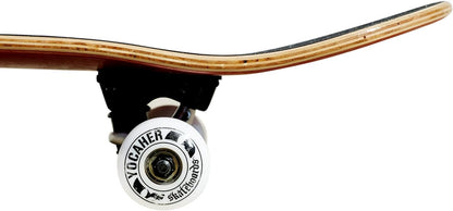 Complete Yocaher Trendy Skateboards w/Skate Board Grip Tape, Pro Aluminum Alloy Truck, ABEC-9 Bearing, 54mm Wheels