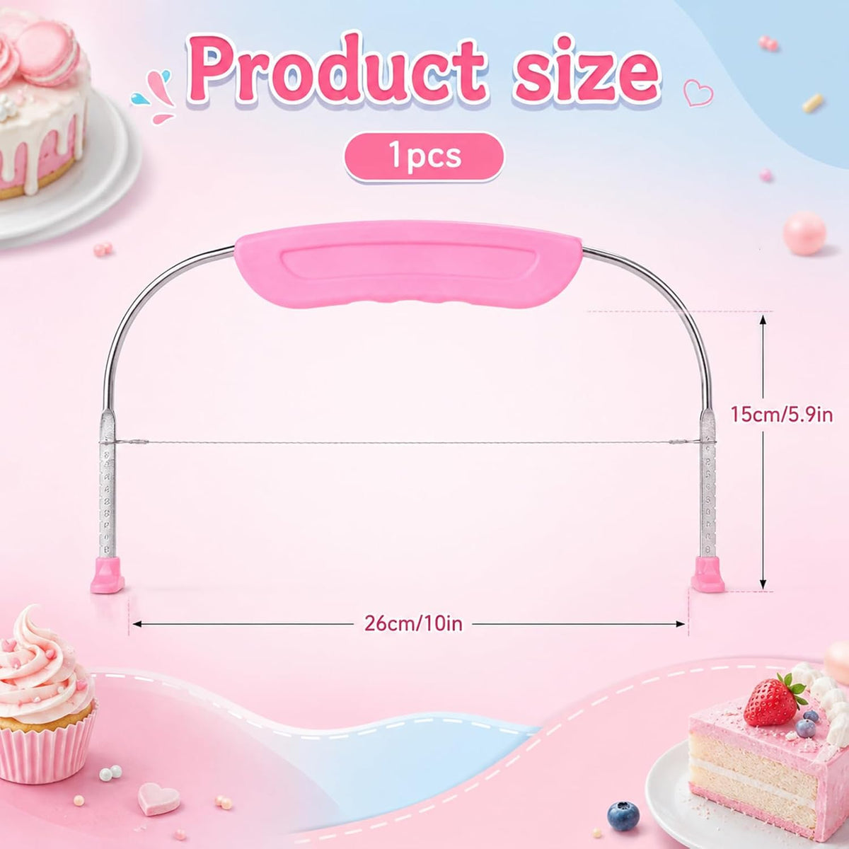 1 Pcs Cake Cutter Slicer Leveler