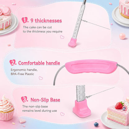 1 Pcs Cake Cutter Slicer Leveler