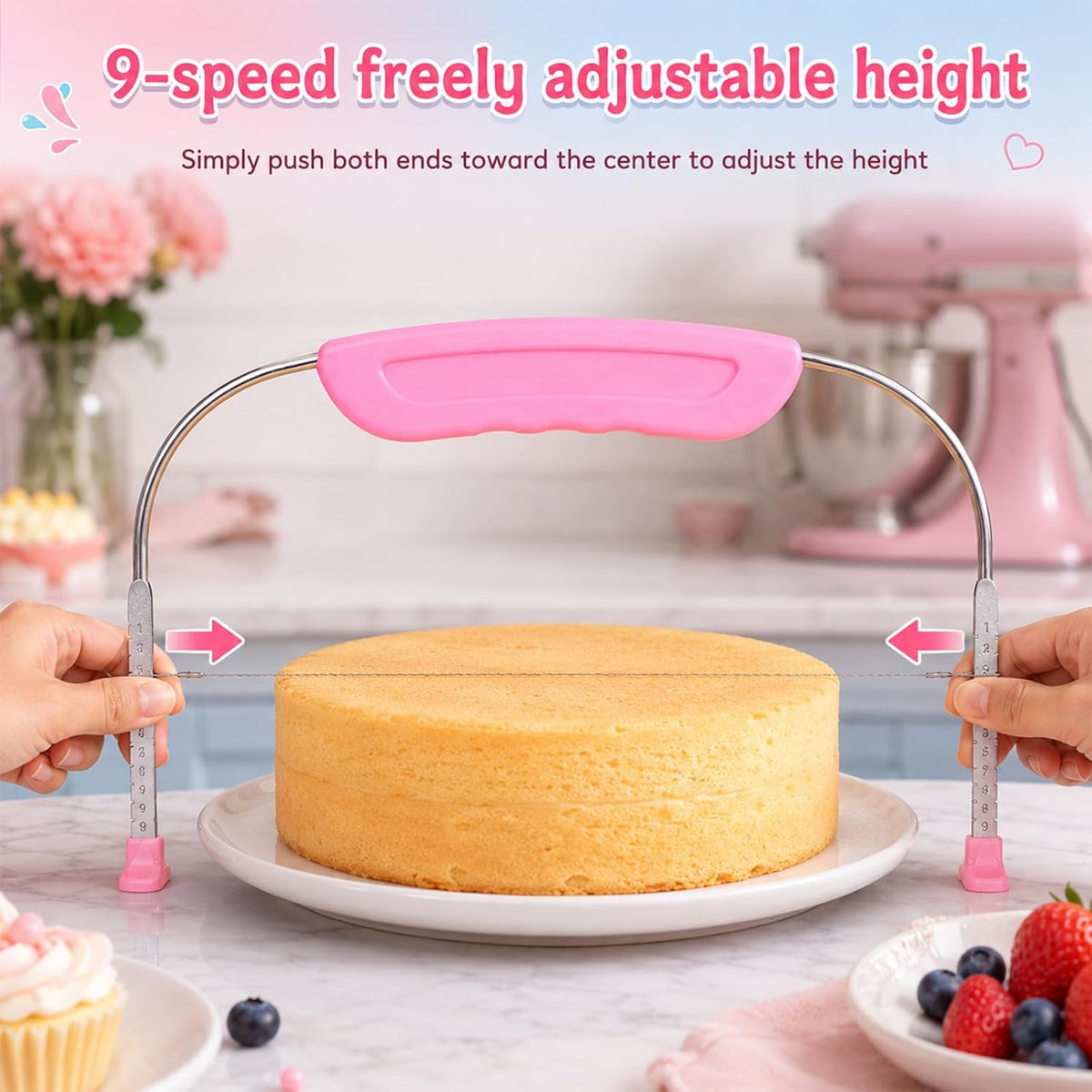 1 Pcs Cake Cutter Slicer Leveler