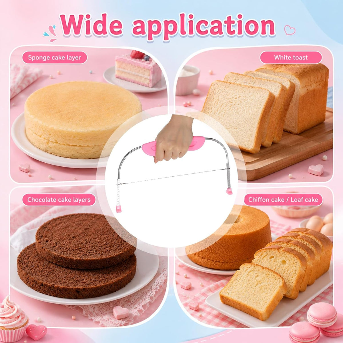 1 Pcs Cake Cutter Slicer Leveler