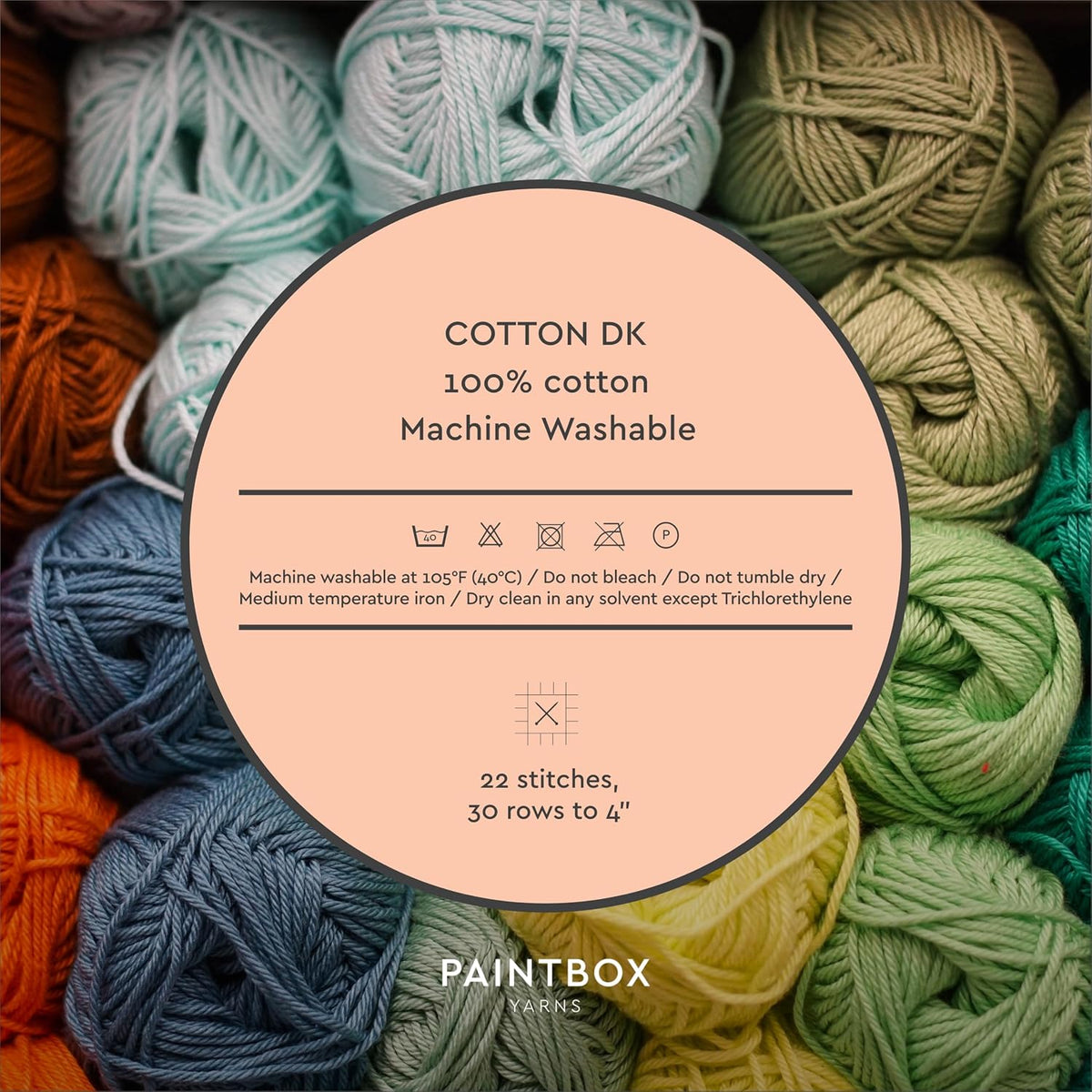 Paintbox Yarns 100% Cotton DK Yarn 1.76oz / 50g, 137yds / 125m