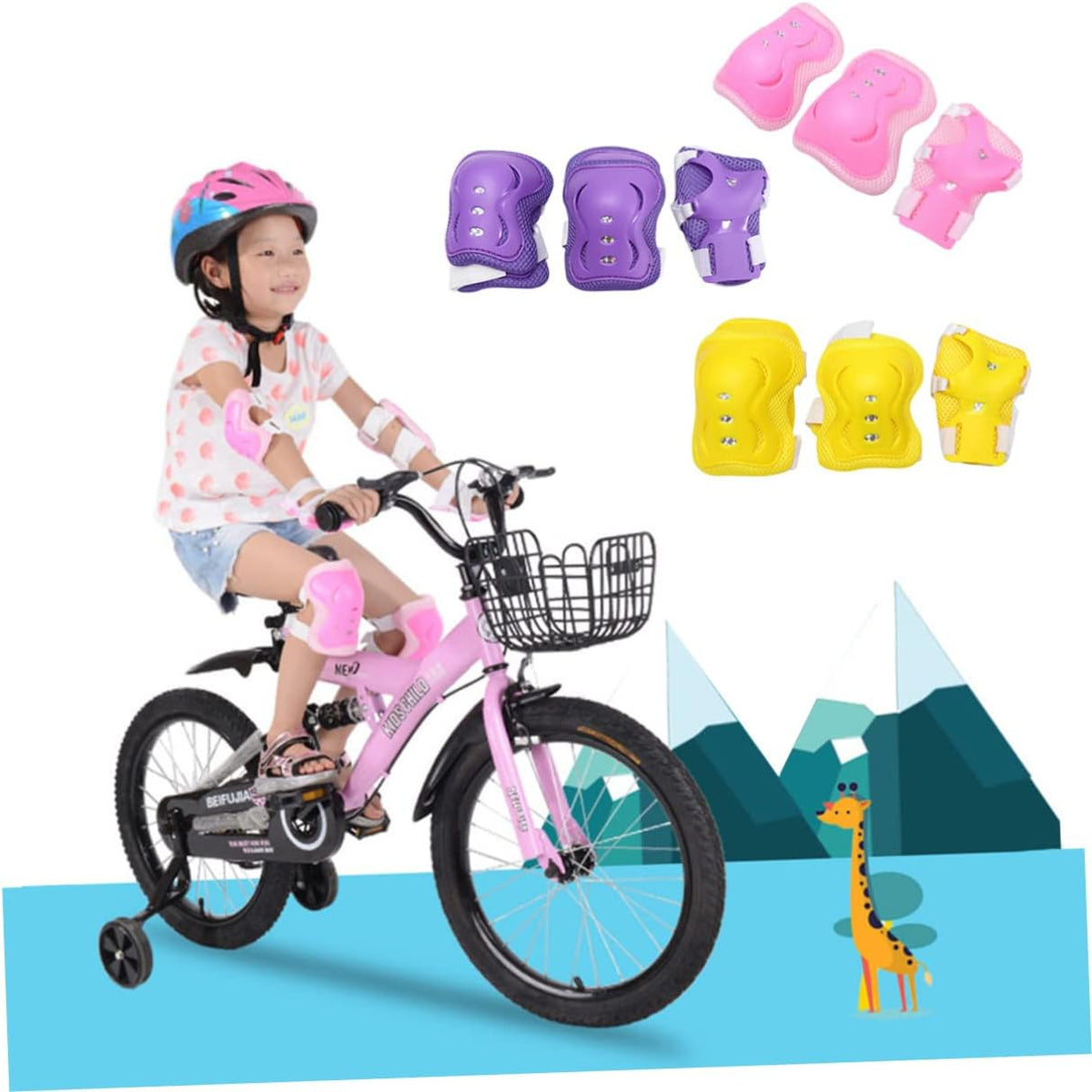 Knee Pads Cycling Safety Pad Cycling Outfit Knee Guard Pads Arm Pads Cycling Knee Brace Skateboard Pads