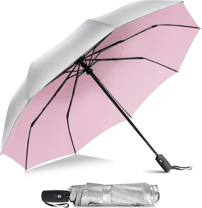 UV Umbrella for Sun Protection, Travel Compact Sun Umbrellas 46Inch