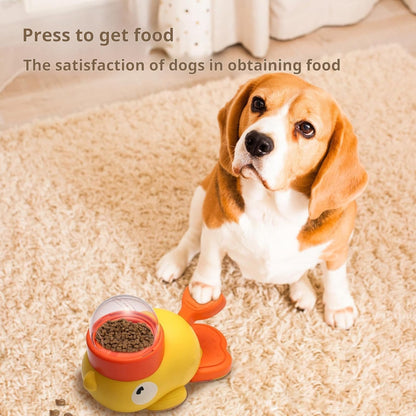 Small Dog Interactive Treat Dispenser Toy, Food Puzzle Slow Feeder | Interactive Slow Feeder Puzzle & Food Dispensing Toy, Mental Stimulation Puppy Chew Toy for Healthy Digestion & IQ Training