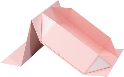 Pink Gift Boxes,Collapsible 9.7x7.2x3.3 Inch Gift Box with Lids,Magnetic Closure Matte Textured Finish Box for Wedding,Birthday,Mother's day,Christmas