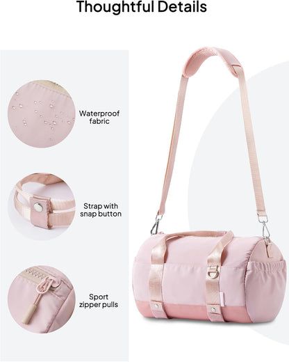 Small Gym Bag for Women Mini Sports Yoga Bag with Yoga Mat Holder
