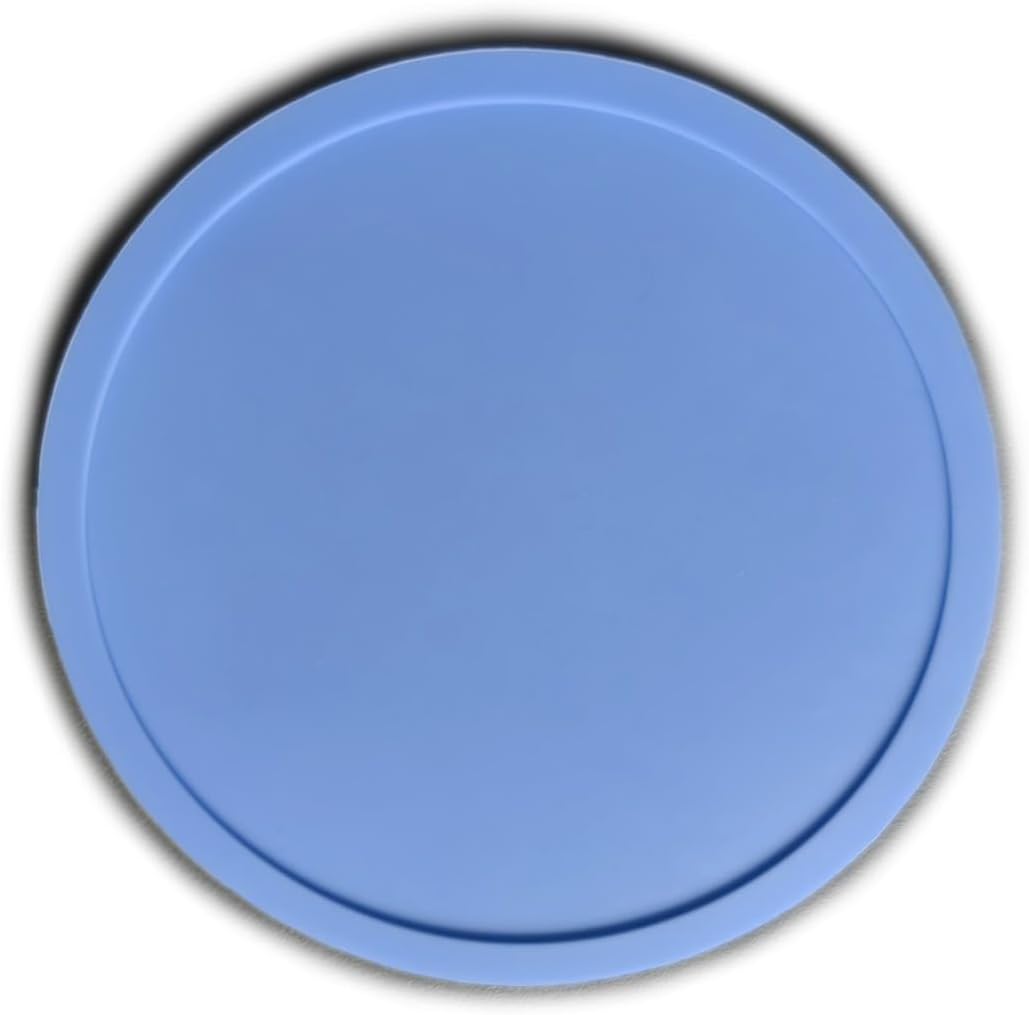 6 Pieces Silicone Coasters, Round Cup Coaster for Drinks Beer, Coffee Coasters for Table, Desk, Kitchen, Office, Bar Furniture Protection and Decor, Couple Cup Pads for Party Pink and Blue