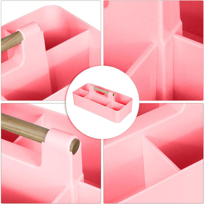 Baby Shower Caddy Plastic Nursery Portable Storage Organizer Pink