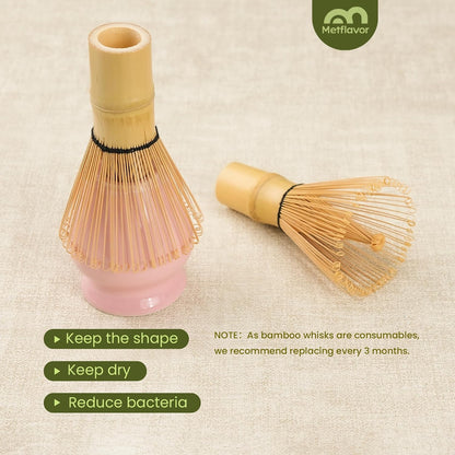 7Pcs Matcha Whisk Set, Matcha Set Whisk and Bowl