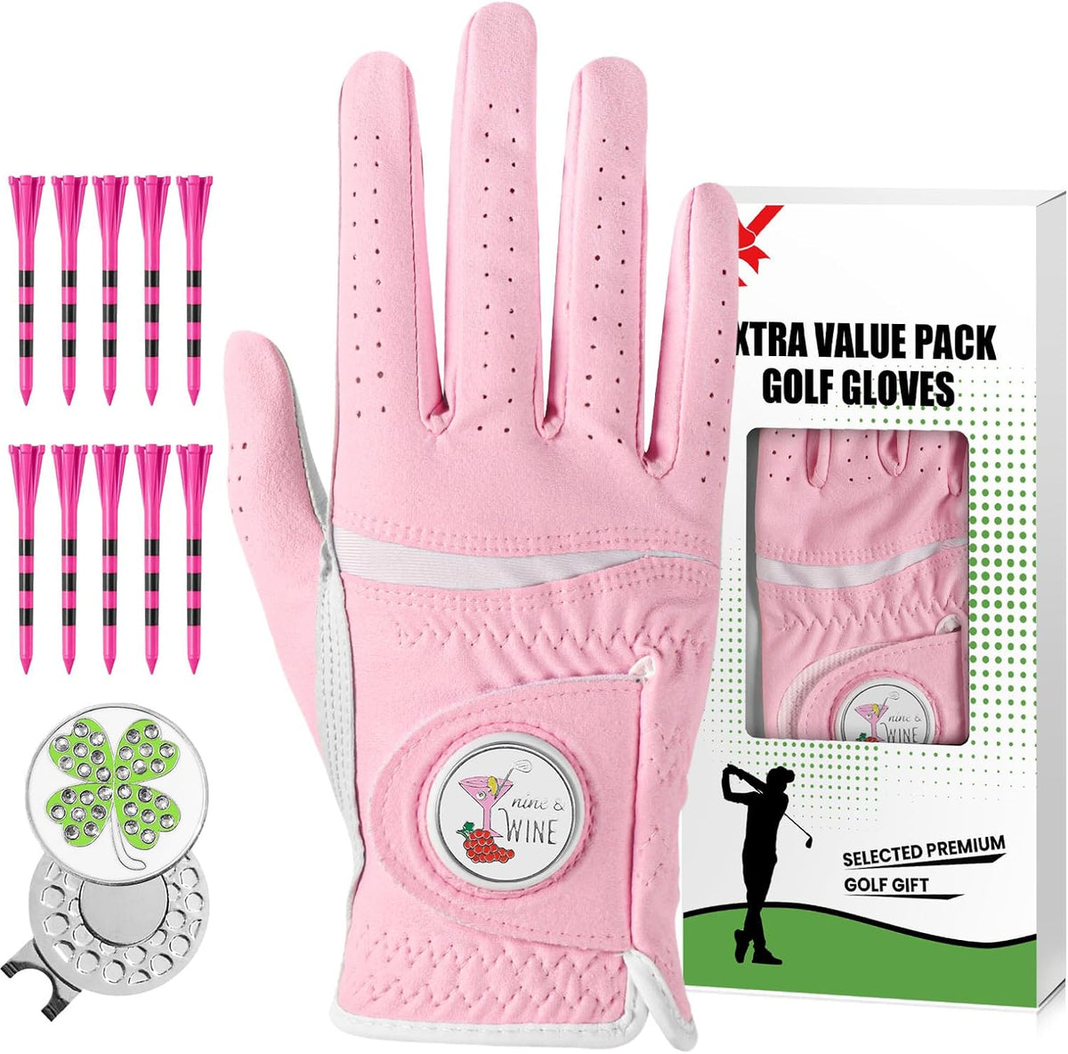Premium Comfortable Women's Golf Glove Value Set