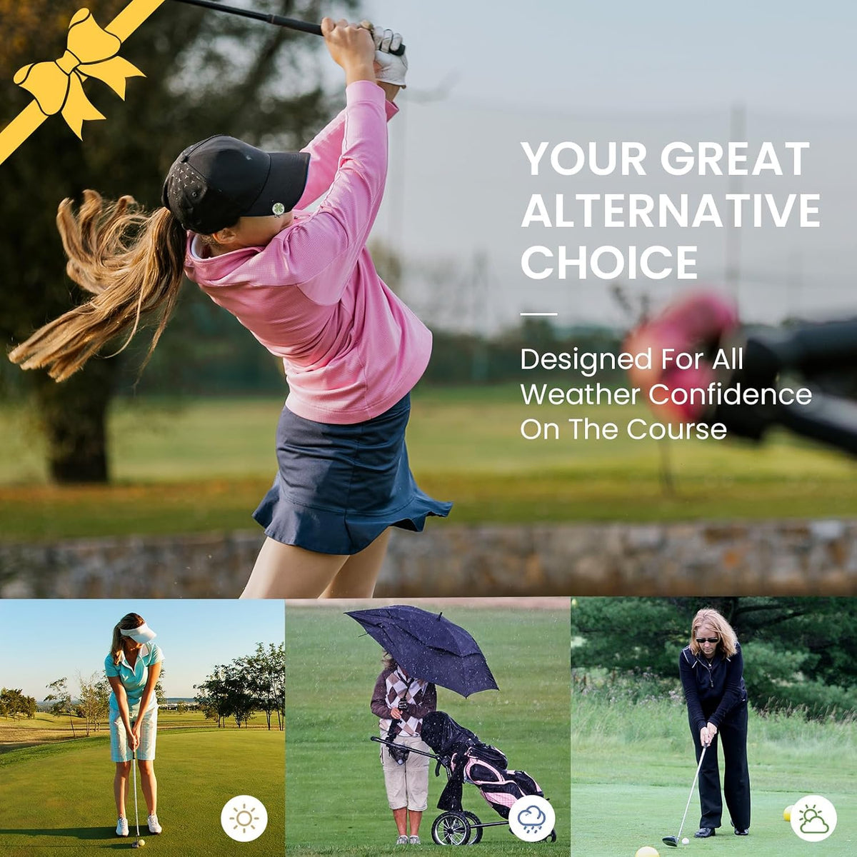 Premium Comfortable Women's Golf Glove Value Set