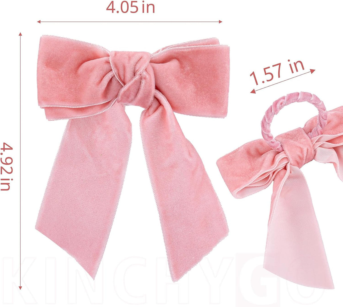 15 Pack Napkin Rings Velvet 4.05 x 4.92 Inch Bow Serviette Ring